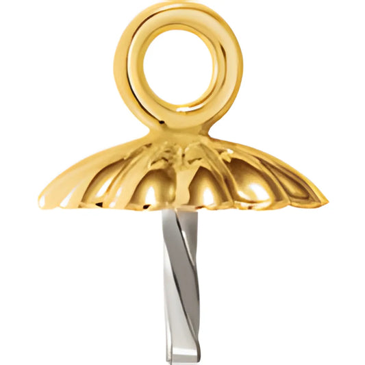 14K Dije P/Perla