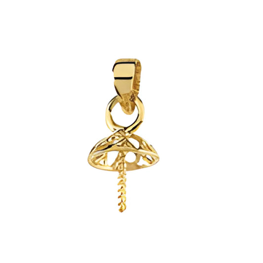 14K Dije Para Perla