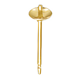 Gf 14K Broquel P/Perla
