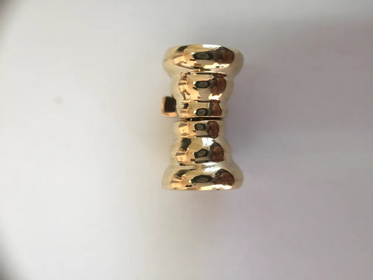 14K Broche MoÃ±o Circulos 12.5 X 8 Mm
