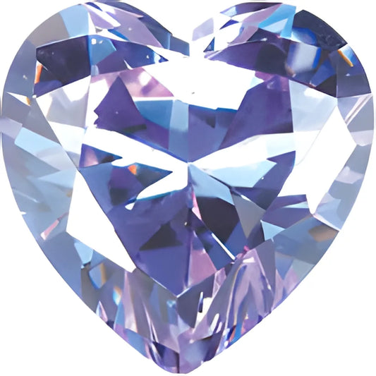 Circonia Corazon Lavanda