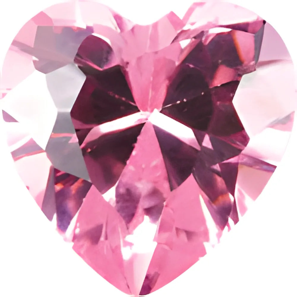 Circonia Corazon Rosa