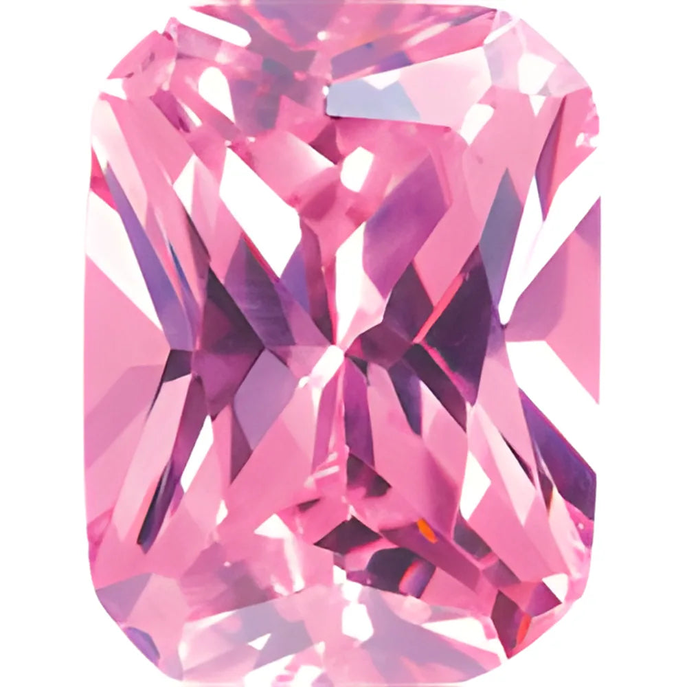 Circonia Octagonal Rosa