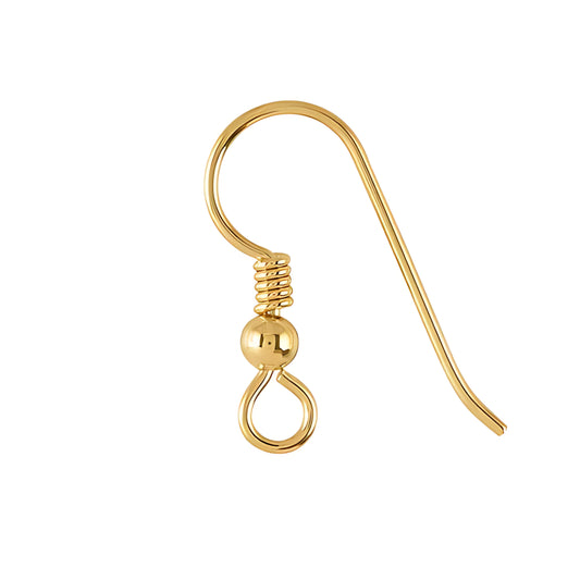 Gf 14K Gancho P/Arete .6Mm C/Resorte