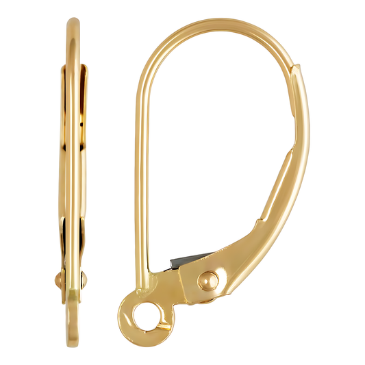 Gf 14K Arete Gancho C/ Asa