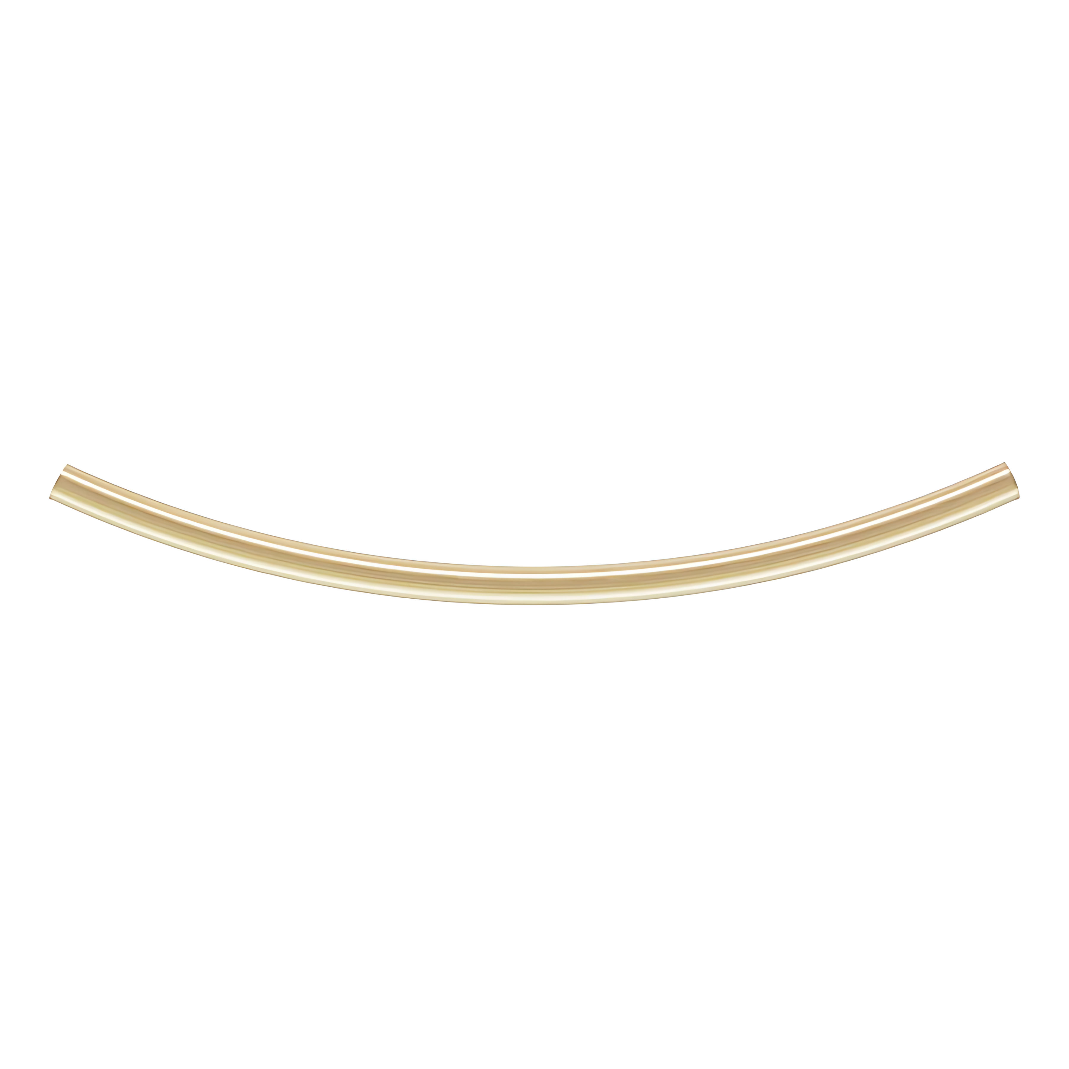 Gf 14K Tubo Liso Curvo 1.5 X 15 Mm