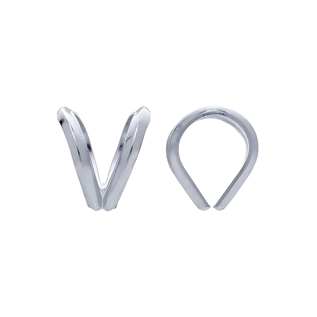 Plata Reasa En V P/Dije