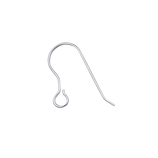 Plata Gancho P/Arete .6 X 1.9 Mm