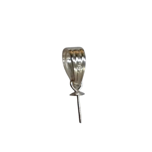 Plata Reasa Y Dije P/Perla 3.5Mm
