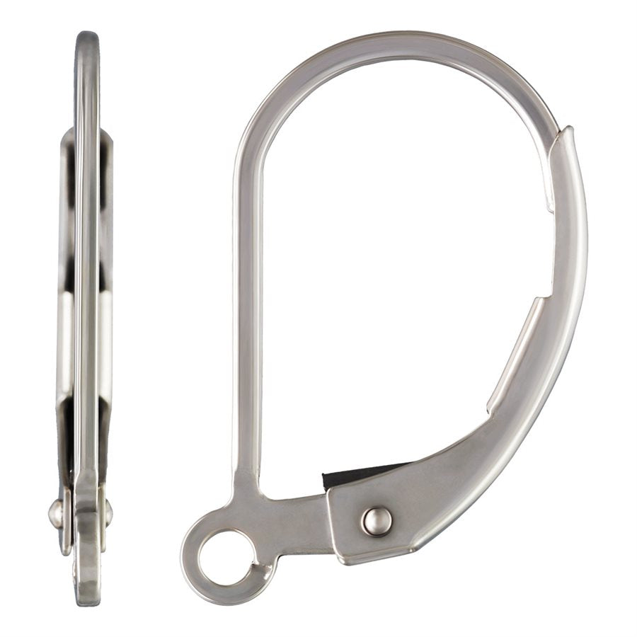 Plata Arete Gancho Liso
