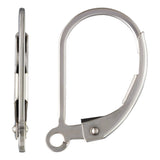 Plata Arete Gancho Liso