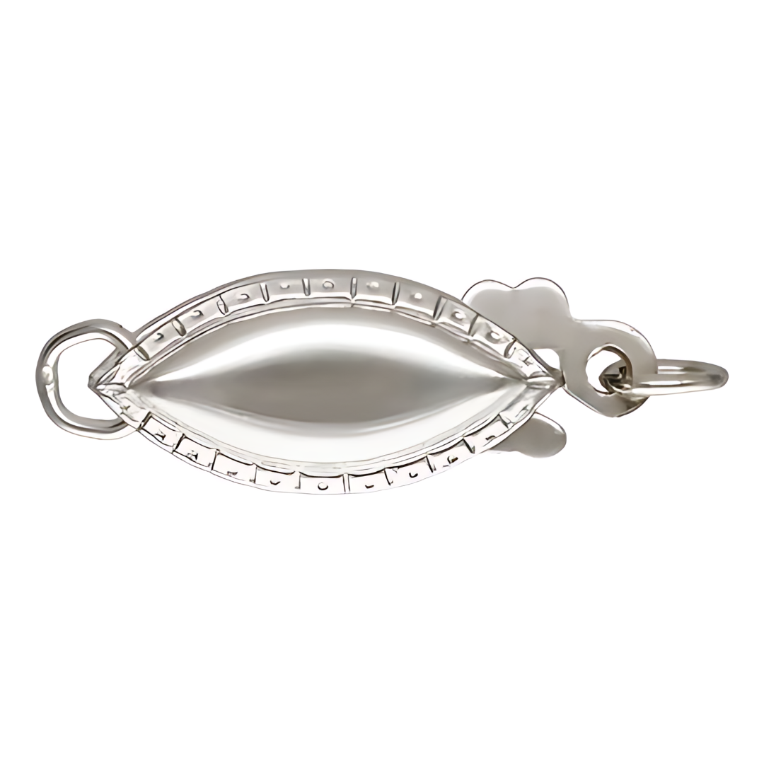 Plata Broche Pepita Liso