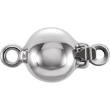 Plata Broche 10 mm Liso