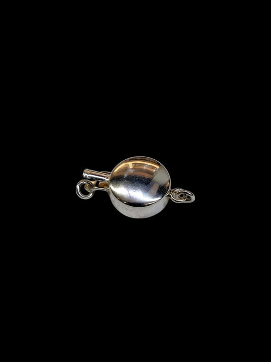 Plata Broche Redondo
