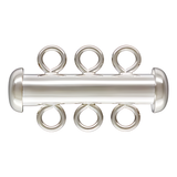 Plata Broche Tubo 3/H