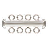 Plata  Broche Tubo 4/H