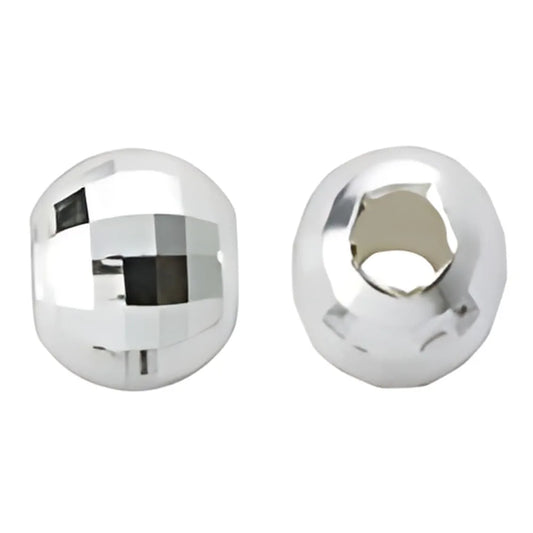 Plata Bolita Facetada