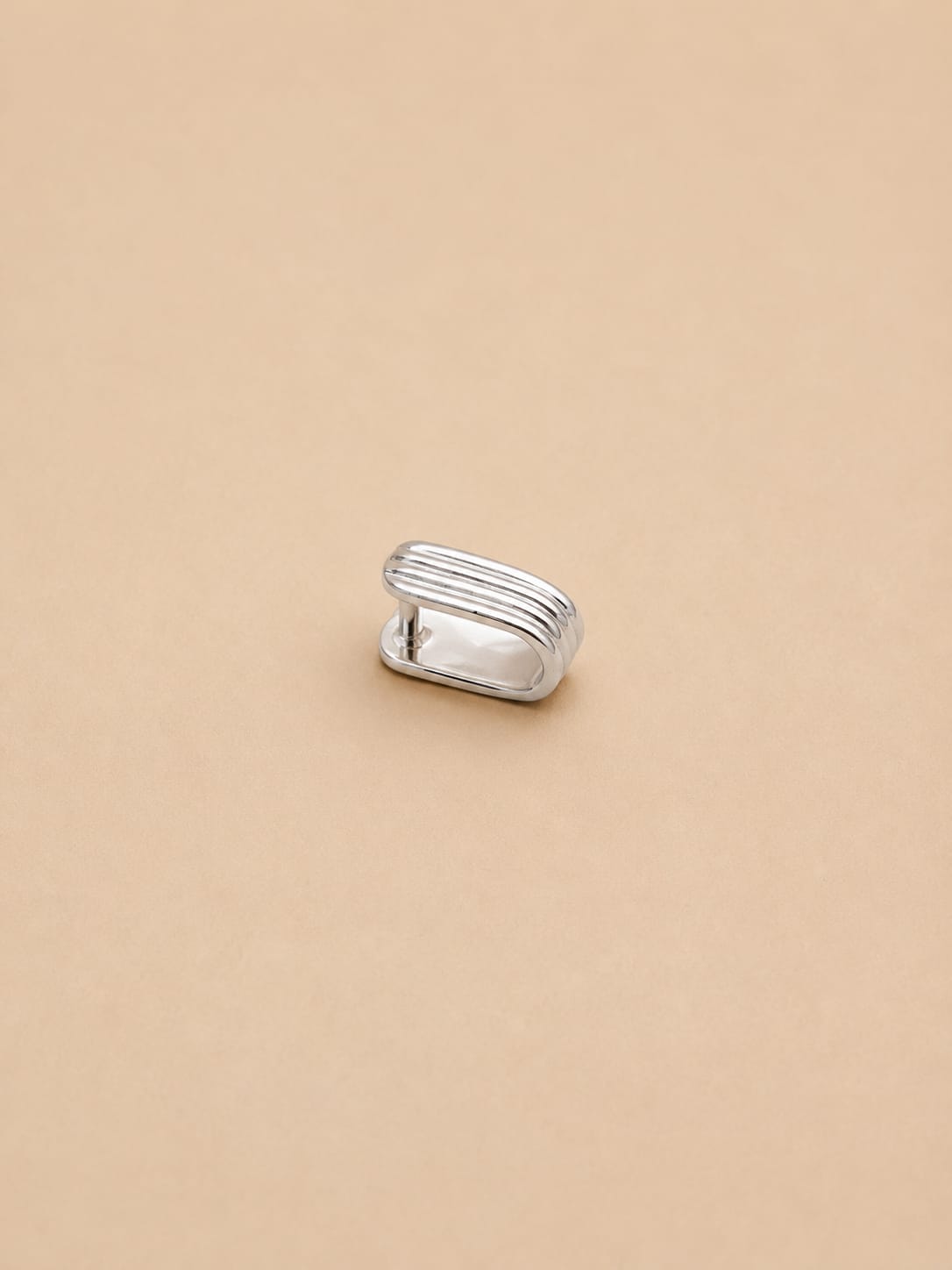 PLATA REASA P/DIJE 8X3MM
