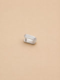 PLATA REASA P/DIJE 8X3MM