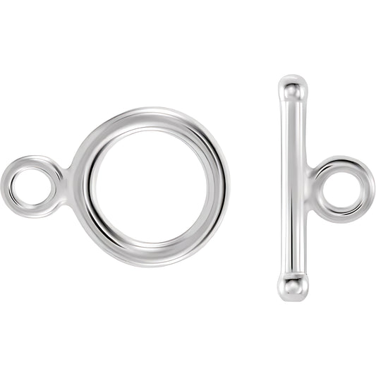 Plata Broche Aro Y Tubo