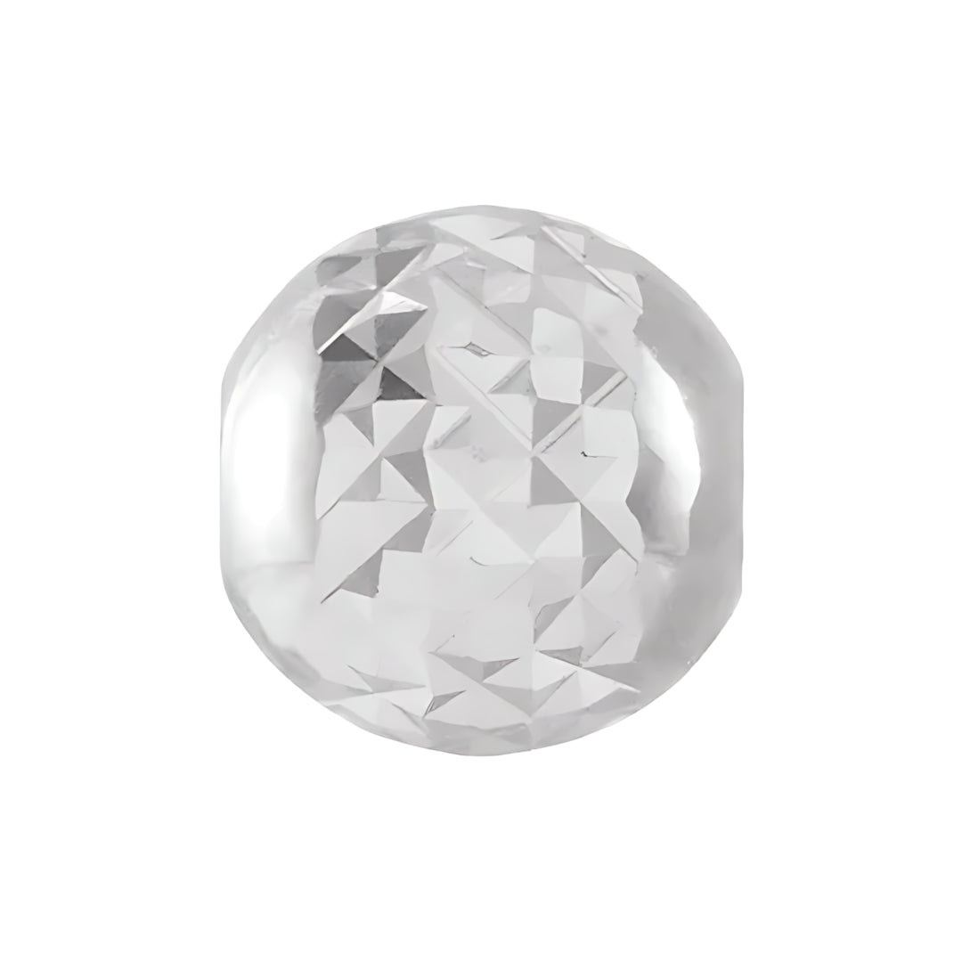Plata Bolita Diamantada
