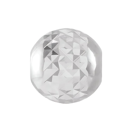 Plata Bolita Diamantada