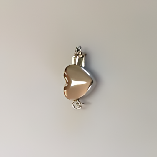 Plata Broche Corazon