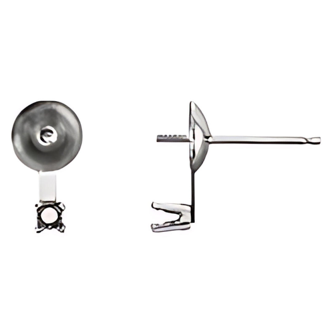 Broquel Perlas 14K