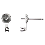 Broquel Perlas 14K