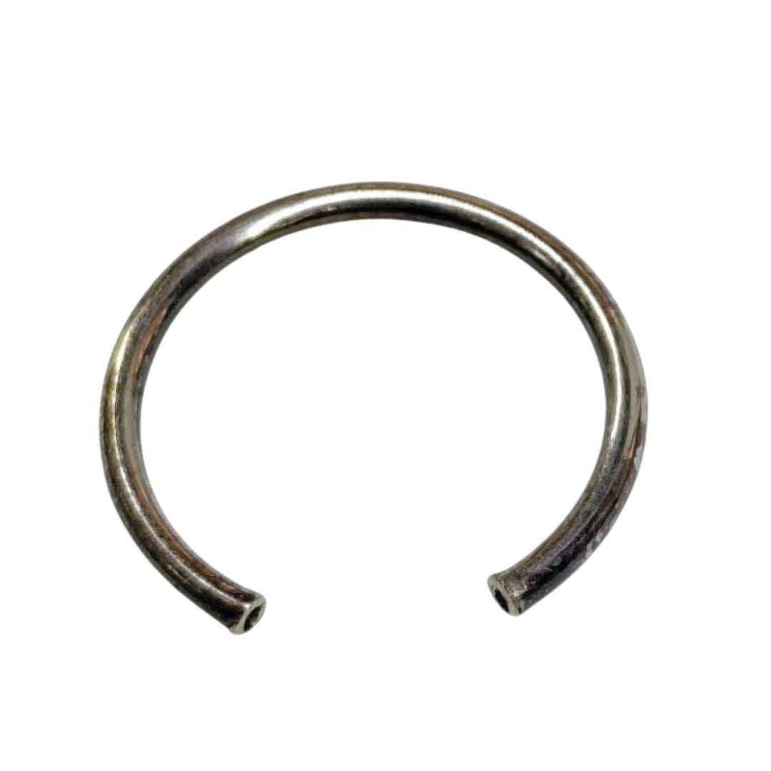 Plata Anillo De Tubo #7