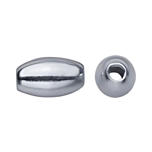 Plata Bolita Oval Diam