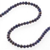 Hilo perla cult redonda negra (teñida)